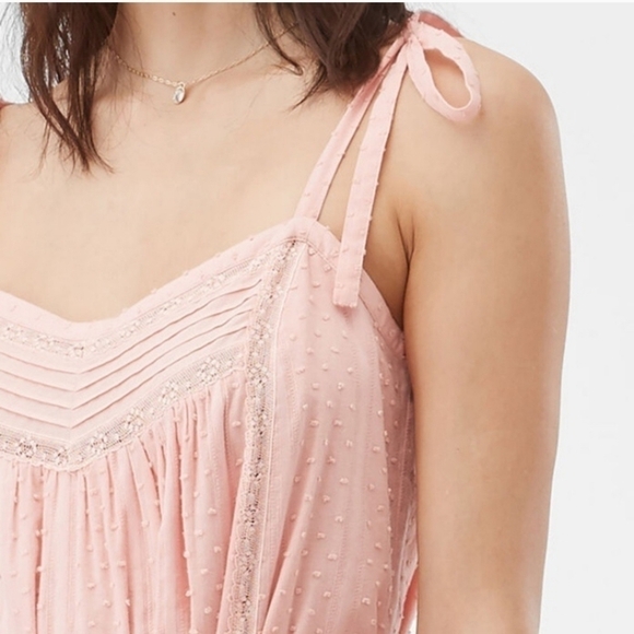 Rebecca Taylor LA VIE Kelsey Textured Midi Dress In Color Blossom Size L - Picture 6 of 16